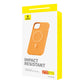 Magnetic Phone Case for iPhone 15 Pro Baseus Fauxther Series (Orange)