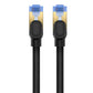 Braided network cable cat.7 Baseus Ethernet RJ45, 10Gbps, 25m (black)