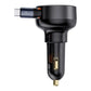 Bil-laddare Baseus Enjoyment Pro med kabel USB-C, 60W (Svart)