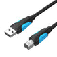 Printer Cable USB 2.0 A do USB-B Vention VAS-A16-B1000 10m Black
