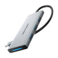 USB-C til HDMI, 3x USB 3.0, SD, TF, PD Hub Vention TOPHB 0.15m Grå