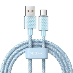 Kabelis USB-A uz USB-C Mcdodo CA-3654, 100W, 2m (zils)