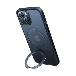 Torras telefoniümbris UPRO Ostand Matte iPhone 15 jaoks (must)