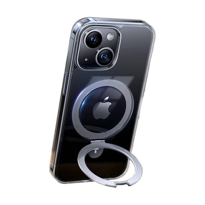 Torras telefono dėklas UPRO Ostand Clear iPhone 15 (skaidrus)