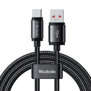Kabelis USB-A uz USB-C Mcdodo CA-4730, 120W, 1,5m (melns)