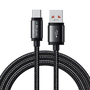 Kabelis USB-A uz USB-C Mcdodo CA-4730, 120W, 1,5m (melns)