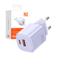 Lādētājs GaN 33W Mcdodo CH-0155 USB-C, USB-A (violets)