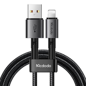 Kabelis USB-A uz Lightning Mcdodo CA-3580, 1,2m (melns)
