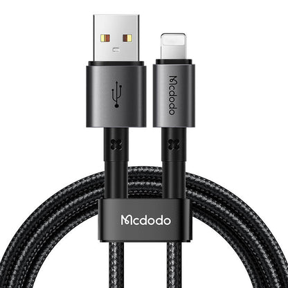 Kabelis USB-A uz Lightning Mcdodo CA-3580, 1,2m (melns)