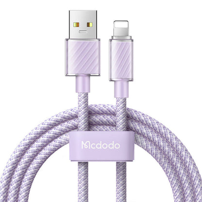 Kabelis USB-A uz Lightning Mcdodo CA-3642, 1,2m (violets)