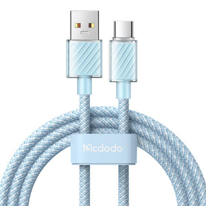 Kabelis USB-A uz Lightning Mcdodo CA-3651, 1.2m (zils)