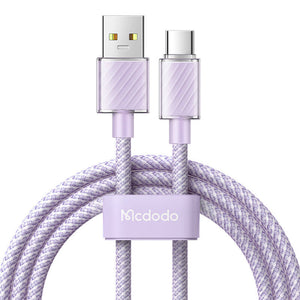 Kabelis USB-A uz Lightning Mcdodo CA-3652, 1.2m (violets)