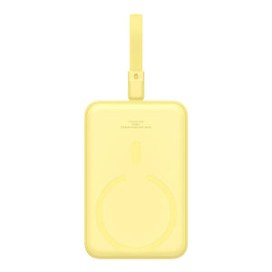 Powerbank Baseus Magnetic Mini 10000mAh, USB-C 20W MagSafe (yellow)