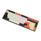 Mechanical keyboard Royal Kludge RK100 RGB, brown switch (black-orange)