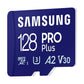 Minneskort Samsung PRO Plus SDXC 128 GB U3 A2 V30 (MB-MD128SA/EU)