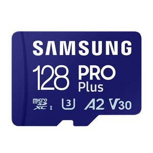 Minneskort Samsung PRO Plus SDXC 128 GB U3 A2 V30 (MB-MD128SA/EU)