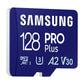 Minneskort Samsung PRO Plus SDXC 128 GB U3 A2 V30 (MB-MD128SA/EU)