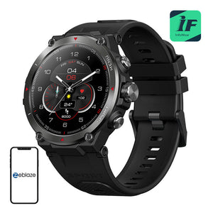 Išmanusis laikrodis Zeblaze Stratos 2 (Juodas)