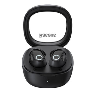 Trådlösa hörlurar Baseus Bowie WM02 TWS, Bluetooth 5.0 (svart) OS