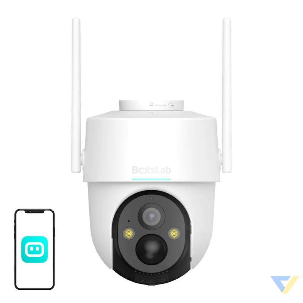 360° Outdoor WiFi Camera Botslab PT W313 3MP w/ solar panel IP cameras