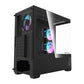 Darkflash DS900 AIR datora korpuss (melns) + 6 ARGB ventilatori