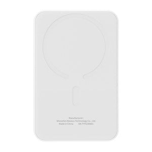 Magnetic Mini Powerbank Baseus 5000mAh, USB-C 20W (white)