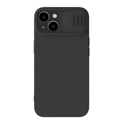 Nillkin CamShield siidine silikoonkaitse iPhone 15 Plus jaoks (must)