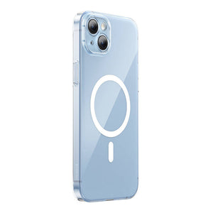 Baseus Crystal Series magnetiskt fodral för iPhone 14 Plus + härdat glas