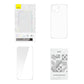Baseus Crystal Series magnetiskt fodral för iPhone 14 Plus + härdat glas