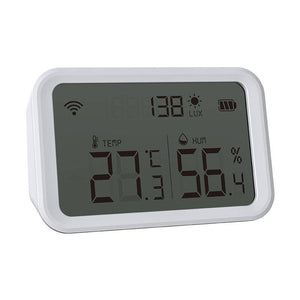 NEO NAS-TH02W temperatūros ir drėgmės jutiklis su Zigbee TUYA ekranu