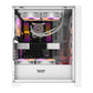 Darkflash DRX70 MESH tietokoneen kotelo (valkoinen) + 4 RGB-tuuletinta