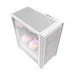 Darkflash DRX70 MESH tietokoneen kotelo (valkoinen) + 4 RGB-tuuletinta