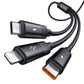 3in1 USB uz USB-C / Lightning / Micro USB kabelis, Mcdodo CA-5790, 3.5A, 1.2m (melns)