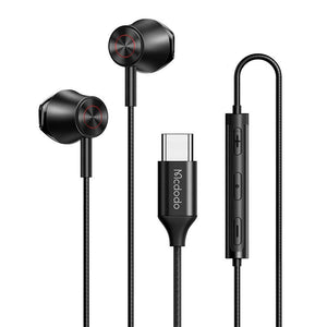 Vadu austiņas Mcdodo HP-4070, USB-C (melnas)