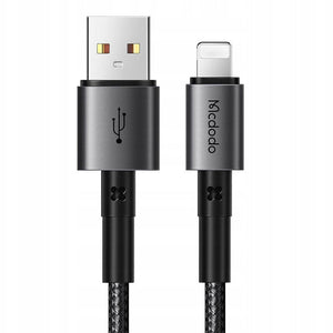 USB kabelis uz Lightning Mcdodo CA-3581, 3A, 1.8m (melns)