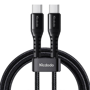 Kabelis USB-C uz USB-C Mcdodo CA-5640, 60W, 0.2m (melns)