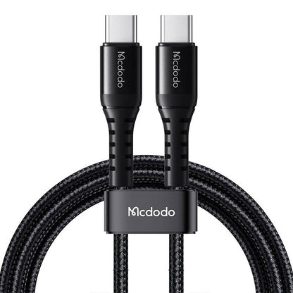 Kabelis USB-C uz USB-C Mcdodo CA-5640, 60W, 0.2m (melns)