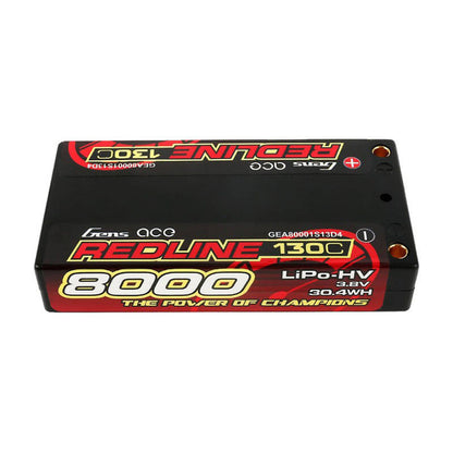 Lipo-batteri GENS ACE 8000mAh 3.8V 1S2P 130C