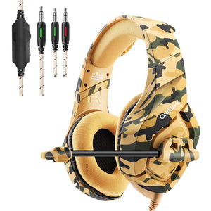 ONIKUMA K1-B gaming headset (gul)