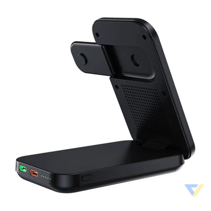 3in1 Mag Charger Holder Choetech B750 10000mAh Qi2 (Black) Wireless chargers