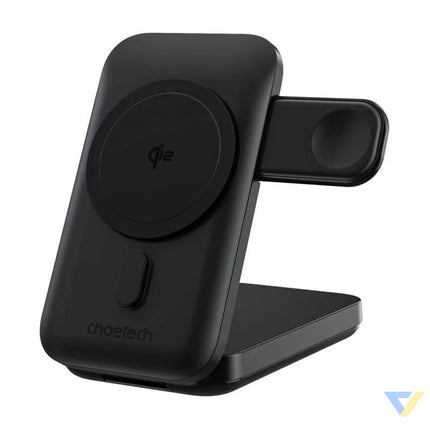3in1 Mag Charger Holder Choetech B750 10000mAh Qi2 (Black) Wireless chargers