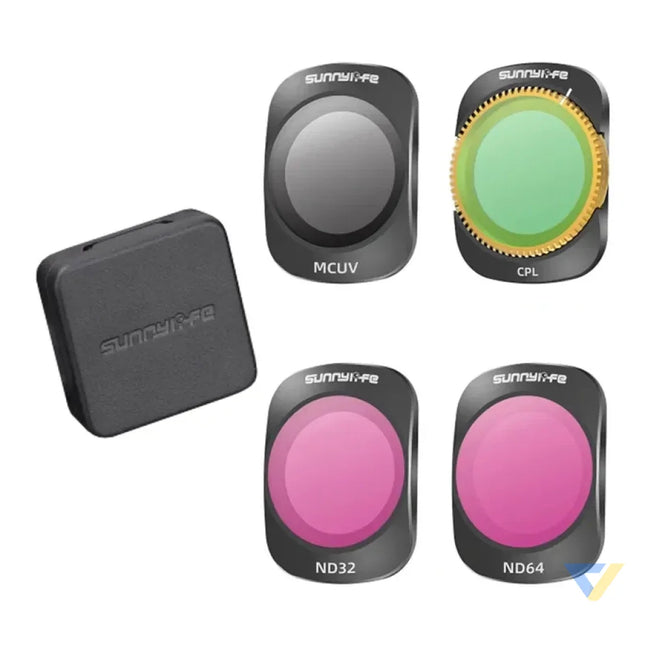 4 filters MCUV CPL ND32/64 Sunnylife for Pocket 3 For sports cameras