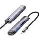 Mcdodo HU-7420 6-in-1 USB-C -keskitin (USB-C, USB3.0*2, SD, TF, HDMI)