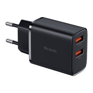 Mcdodo CH-5070 USB-A*2 nätadapter, 12W (svart)