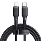 GaN Mcdodo CH-1543 tīkla lādētājs, 2x USB-C, 1x USB, 67W + USB-C uz USB-C 2m kabelis (melns)