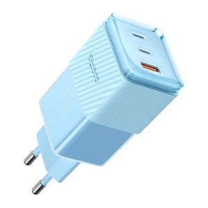 GaN 67W tīkla lādētājs Mcdodo CH-1503 2x USB-C, USB-A (zils)