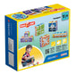 Magicube trykte transport magnetblokke + kort 7 elementer GEOMAG GEO-122