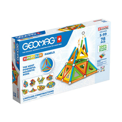 Supercolor Panels Återvunna 78-delars GEOMAG GEO-379