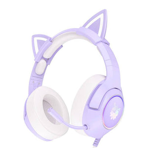 ONIKUMA K9 lilla gaming hovedtelefoner