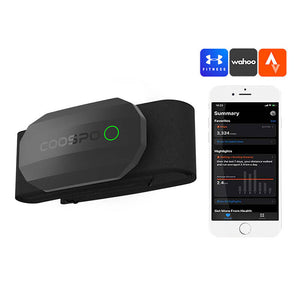 Chest Heart Rate Monitor Coospo H808S-B compatibile with z: Strava, wahooo, mapmyfitness etc.